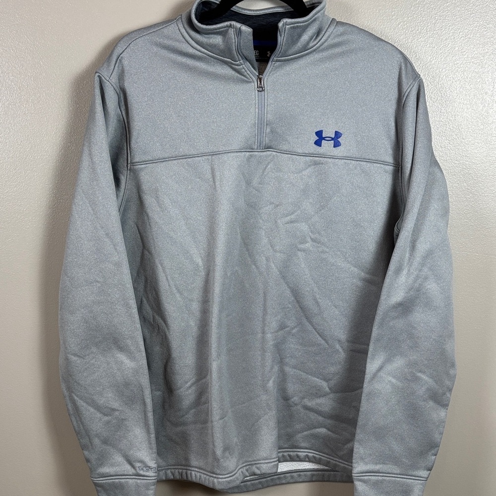 Under Armour Men's Gray Quarter-Zip Jacket